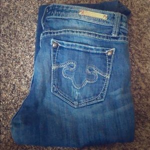 Express Rerock boot cut jeans